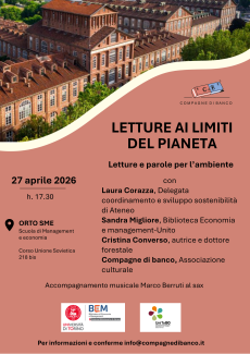 Locadina evento "Letture ai limiti del pianeta"