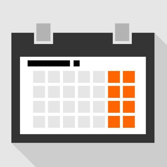Clipart calendario