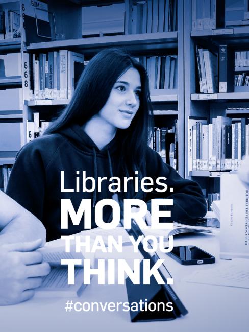 Promo "Libraries, more than you think" - Conversations